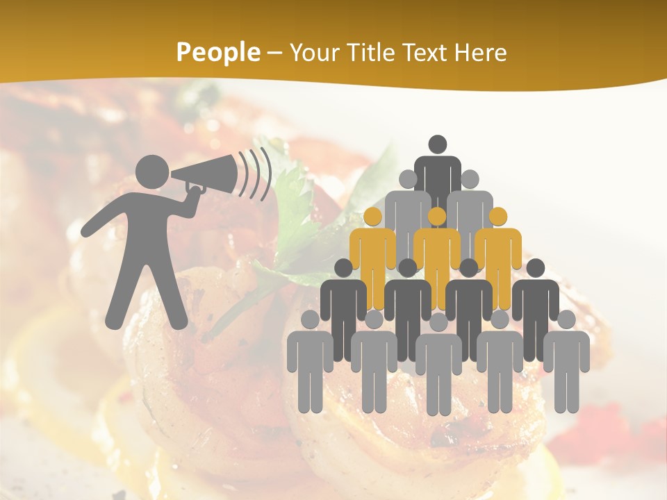 Sauce Boat Plate PowerPoint Template