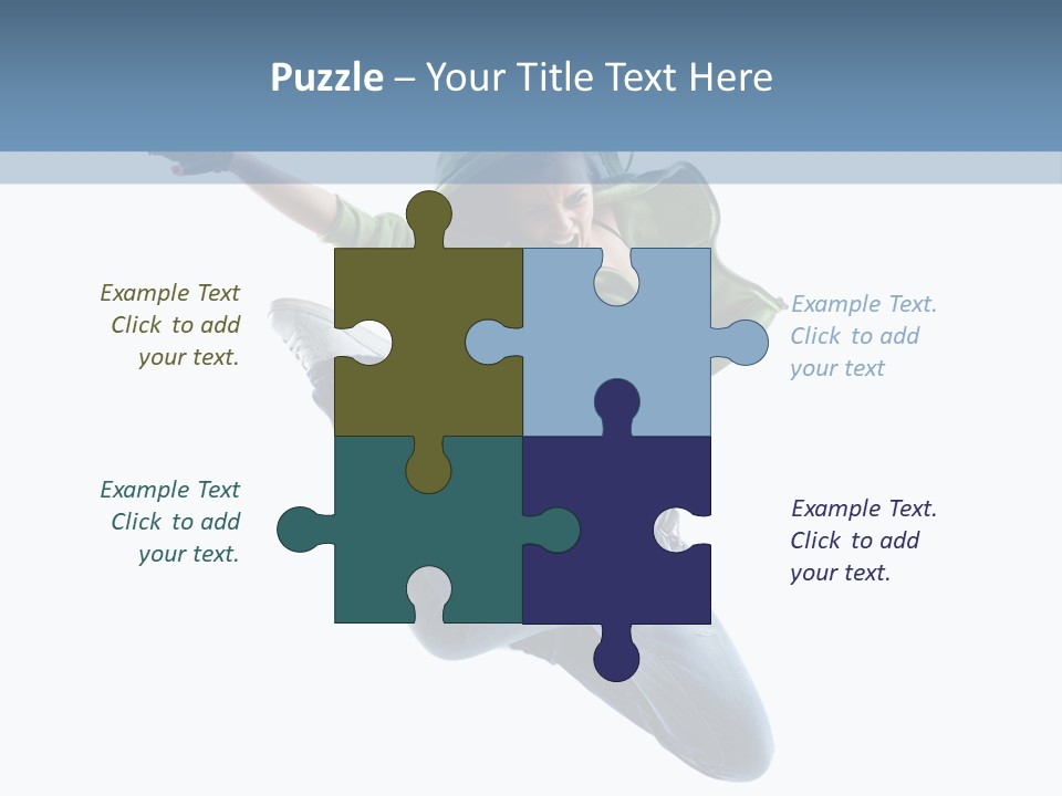 Cheerful Sporty Dancer PowerPoint Template