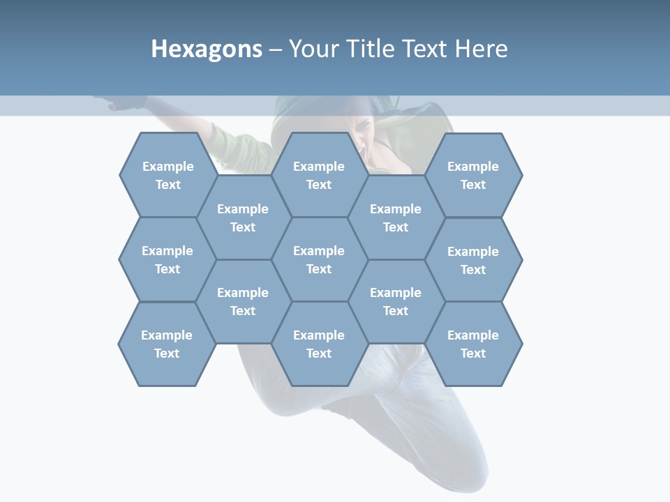 Cheerful Sporty Dancer PowerPoint Template