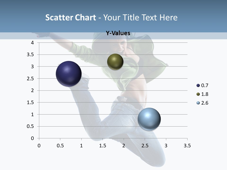 Cheerful Sporty Dancer PowerPoint Template