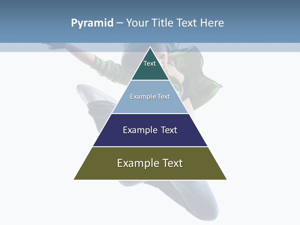 Cheerful Sporty Dancer PowerPoint Template