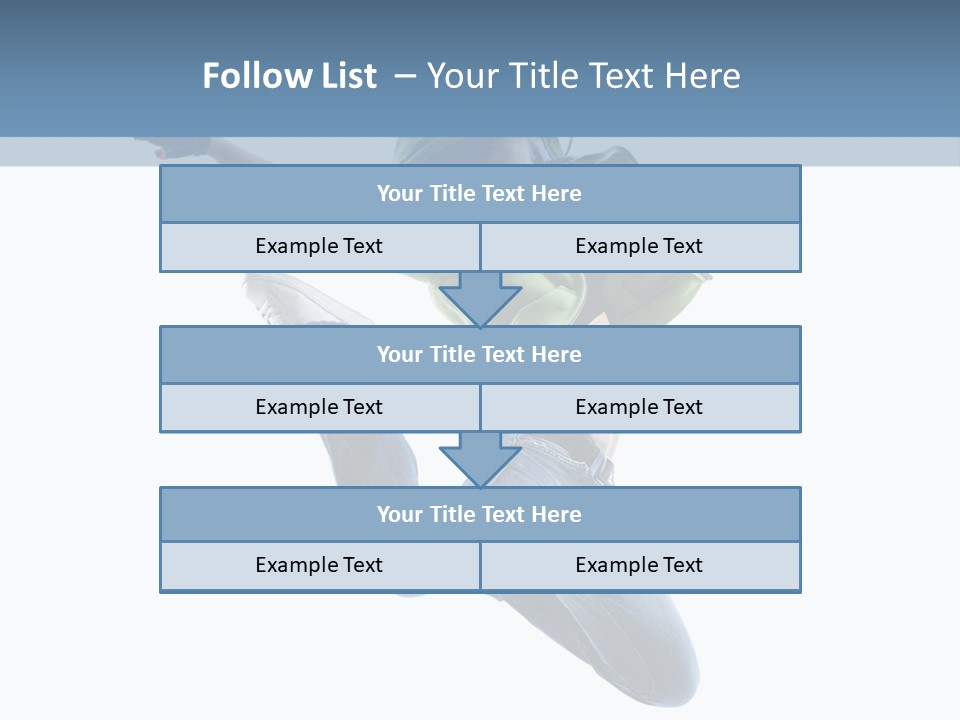 Cheerful Sporty Dancer PowerPoint Template