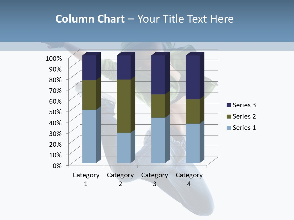 Cheerful Sporty Dancer PowerPoint Template