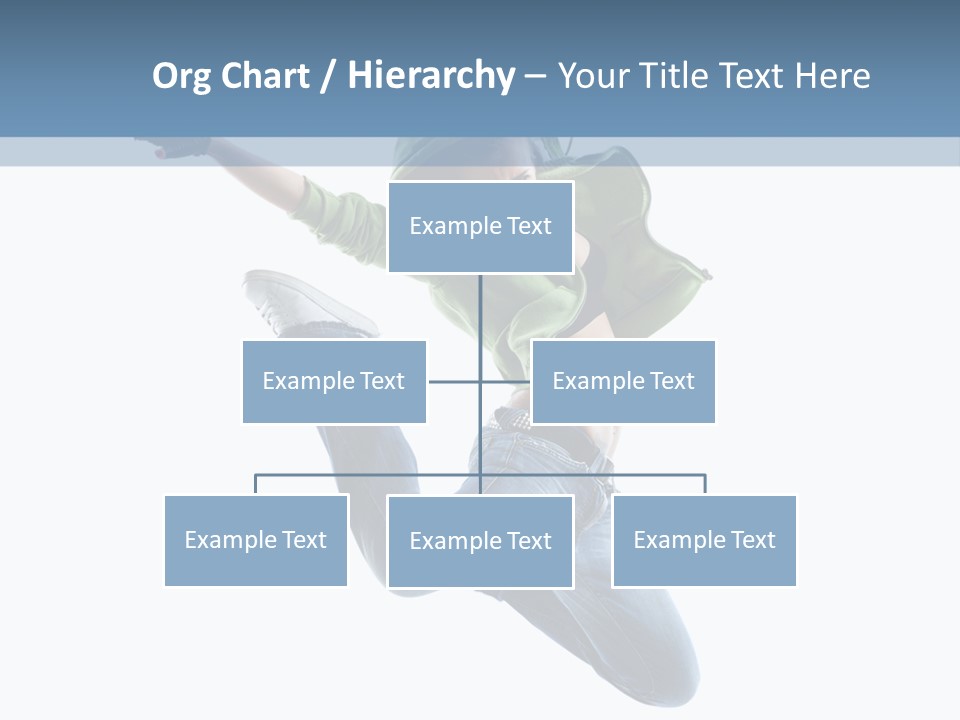 Cheerful Sporty Dancer PowerPoint Template