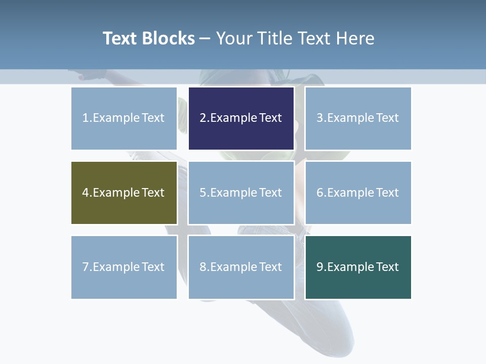 Cheerful Sporty Dancer PowerPoint Template