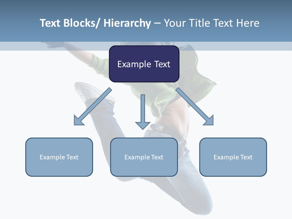 Cheerful Sporty Dancer PowerPoint Template