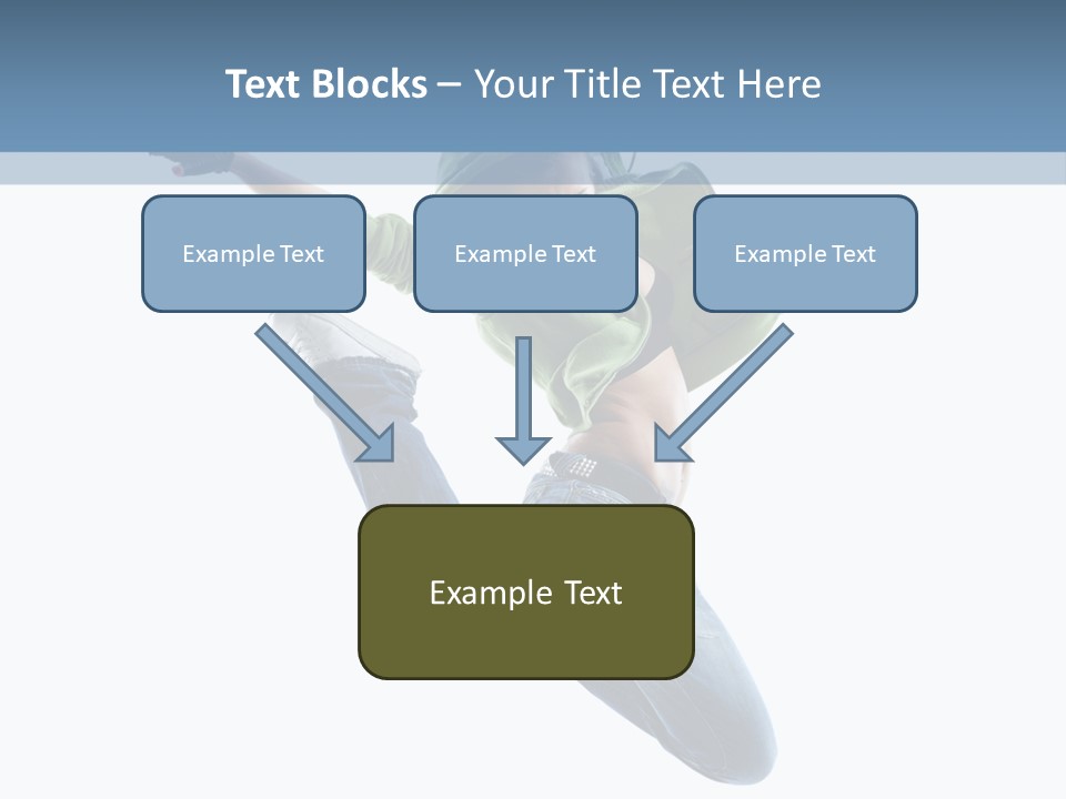 Cheerful Sporty Dancer PowerPoint Template