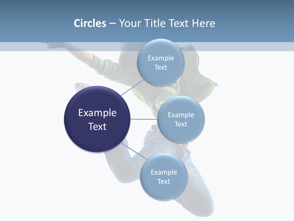 Cheerful Sporty Dancer PowerPoint Template