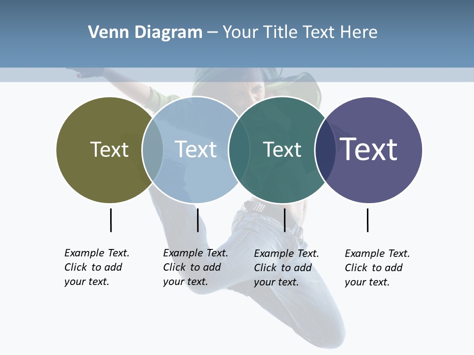 Cheerful Sporty Dancer PowerPoint Template