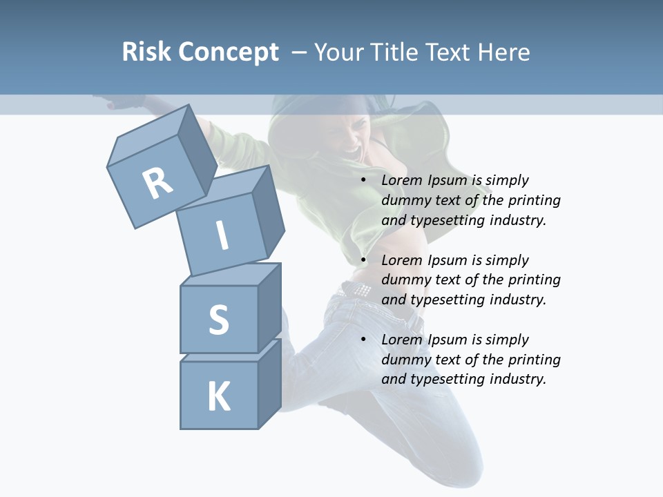 Cheerful Sporty Dancer PowerPoint Template