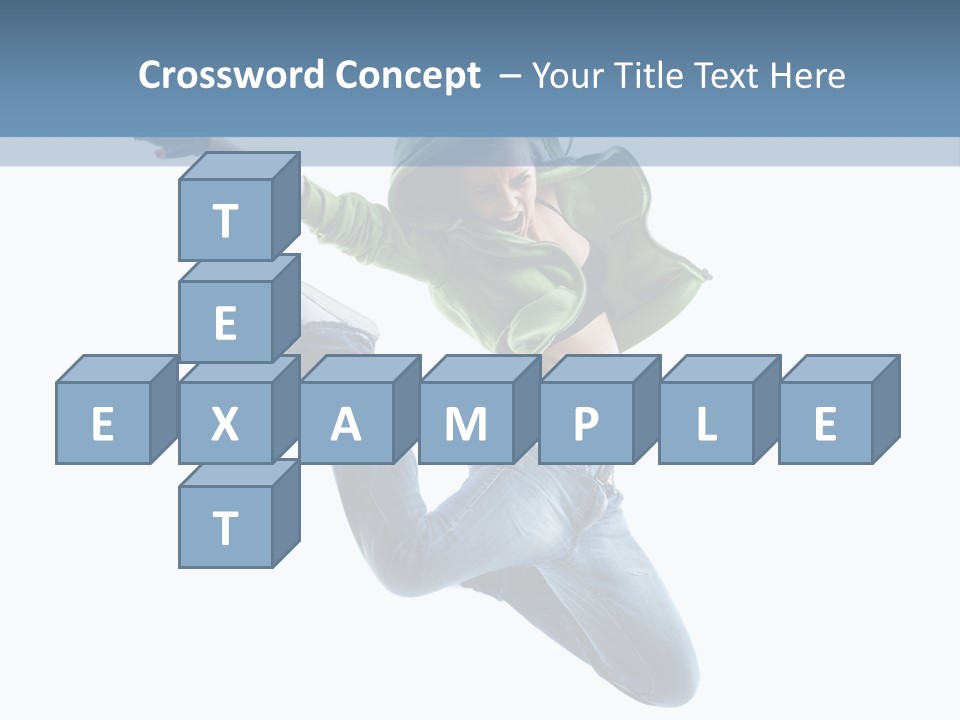 Cheerful Sporty Dancer PowerPoint Template