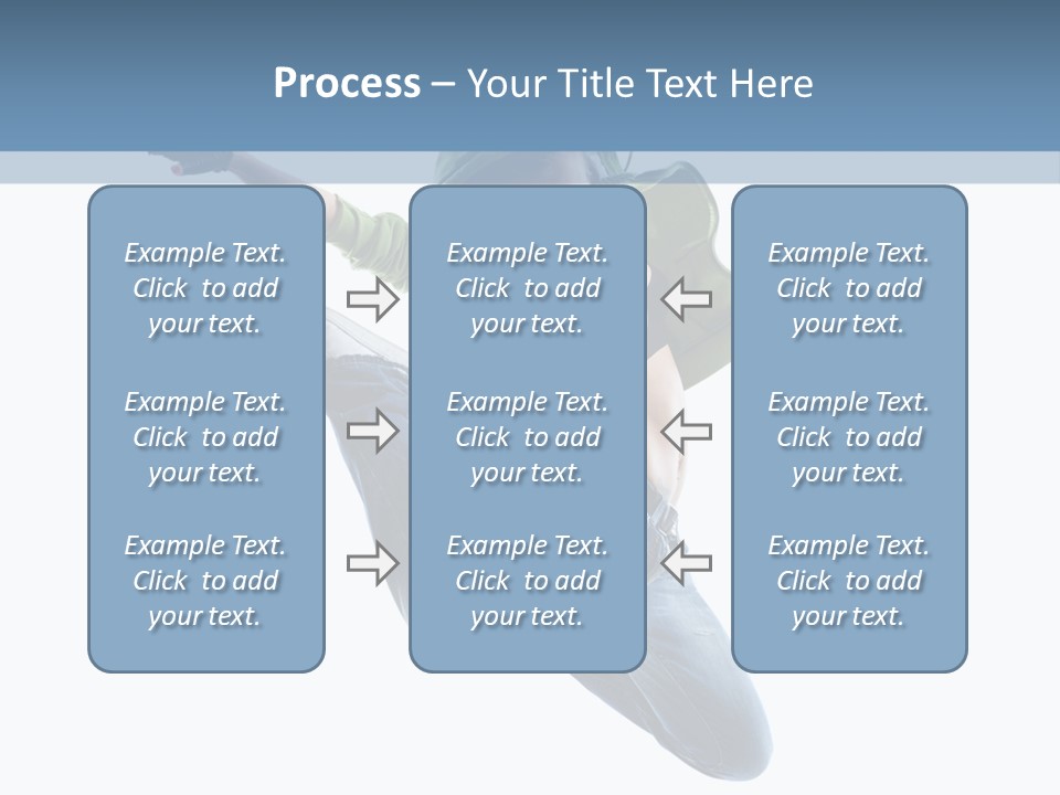 Cheerful Sporty Dancer PowerPoint Template