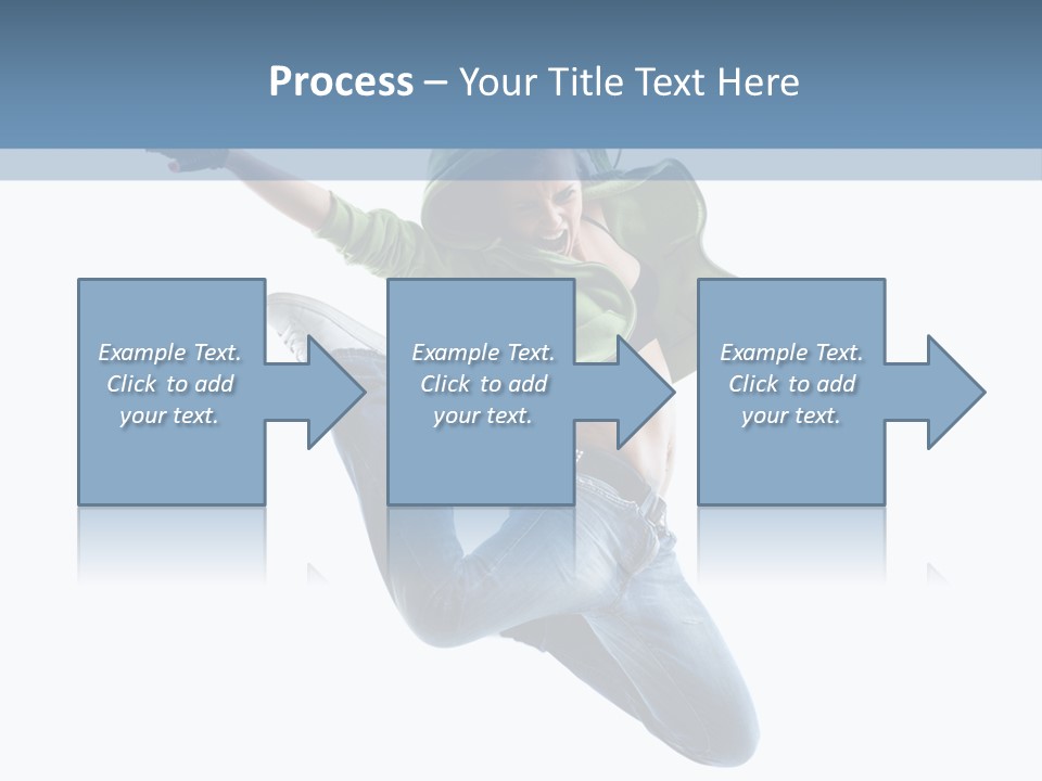 Cheerful Sporty Dancer PowerPoint Template