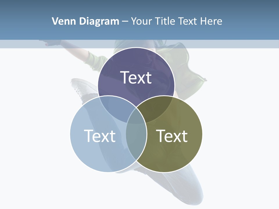 Cheerful Sporty Dancer PowerPoint Template