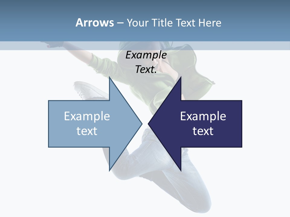 Cheerful Sporty Dancer PowerPoint Template