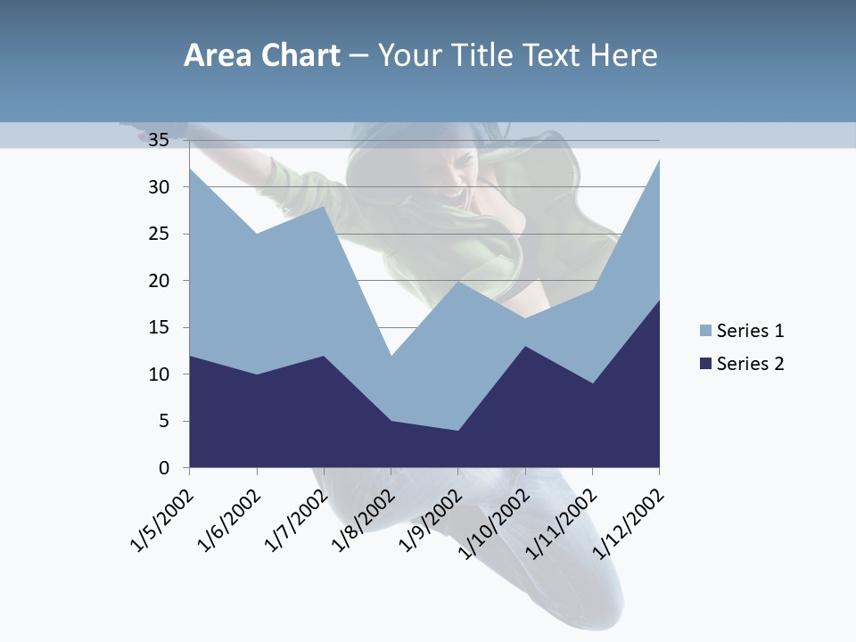 Cheerful Sporty Dancer PowerPoint Template