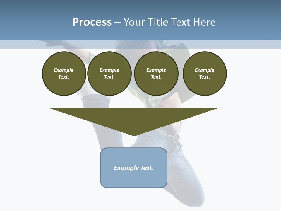 Cheerful Sporty Dancer PowerPoint Template