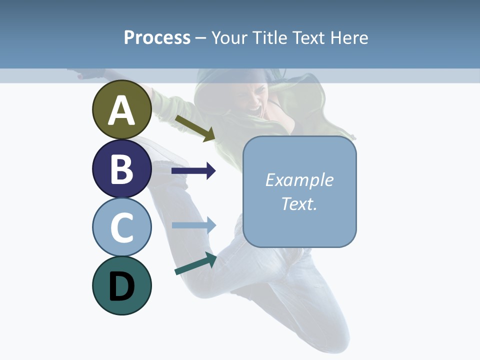 Cheerful Sporty Dancer PowerPoint Template