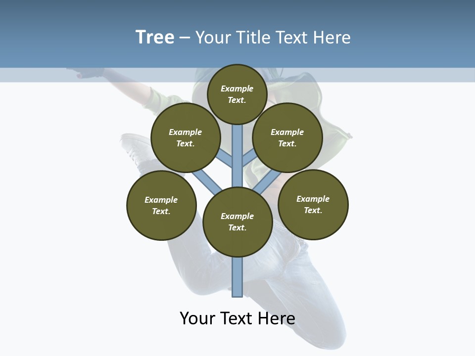 Cheerful Sporty Dancer PowerPoint Template