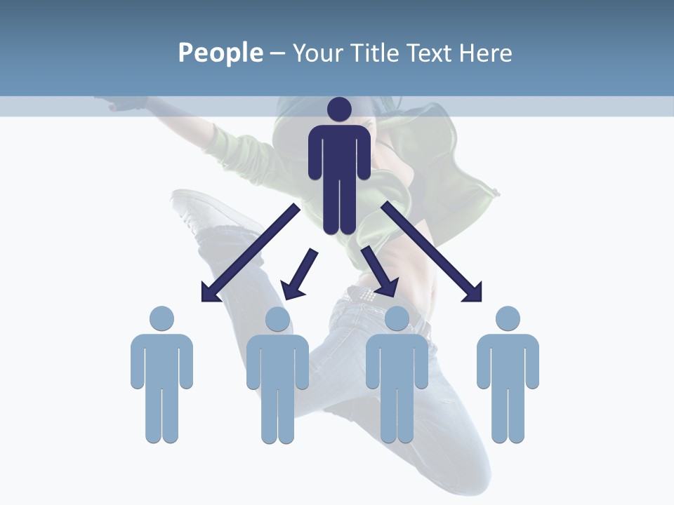 Cheerful Sporty Dancer PowerPoint Template