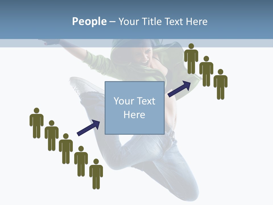 Cheerful Sporty Dancer PowerPoint Template