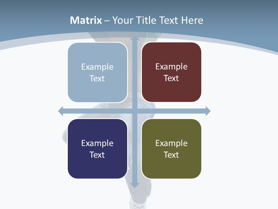 Vertical Flexibility Dancer PowerPoint Template