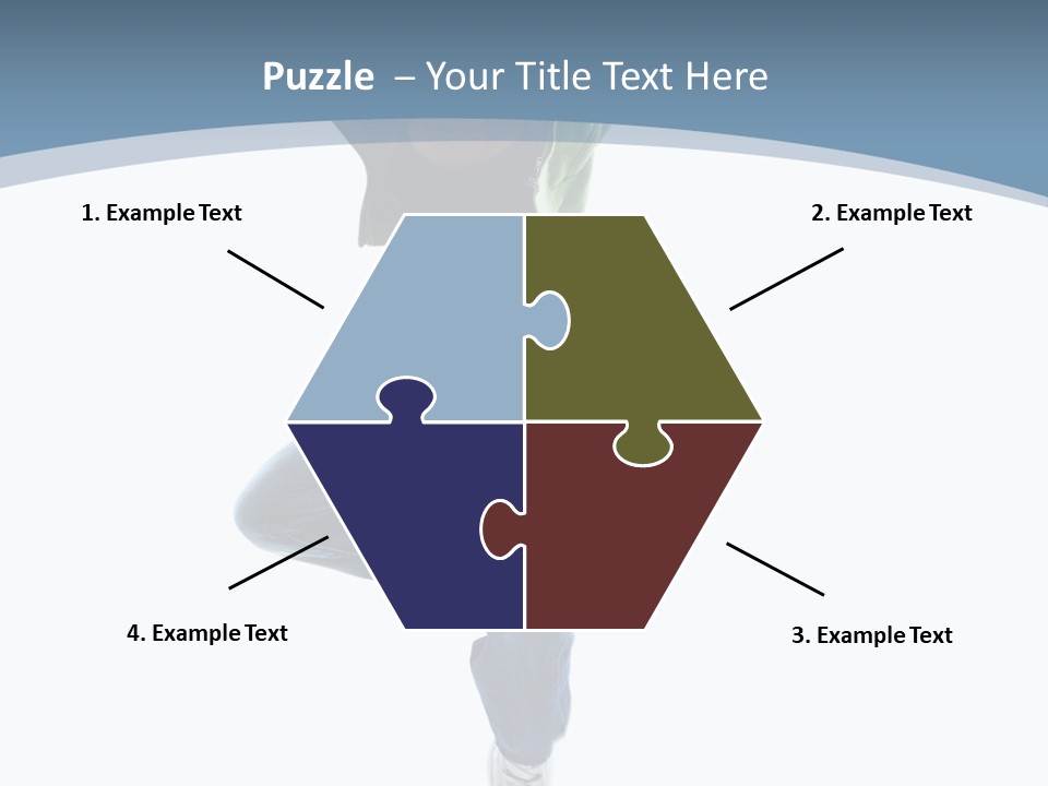 Vertical Flexibility Dancer PowerPoint Template