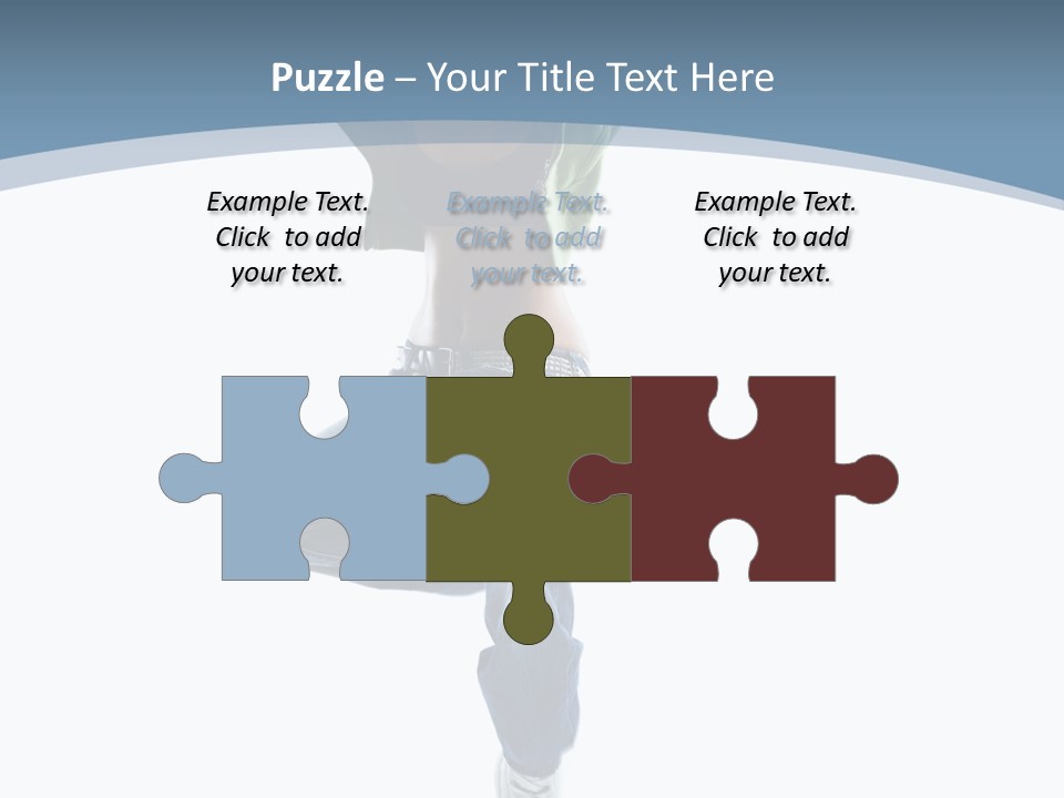 Vertical Flexibility Dancer PowerPoint Template