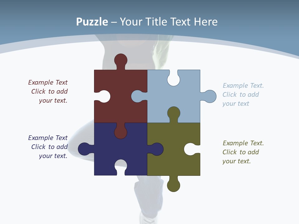 Vertical Flexibility Dancer PowerPoint Template