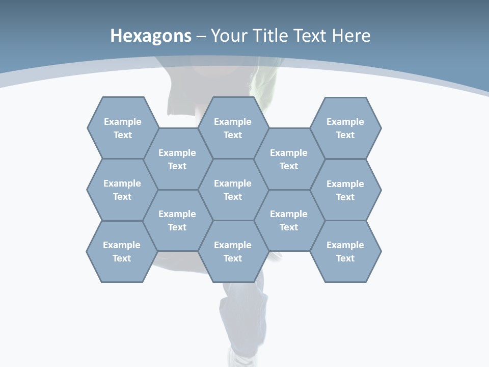 Vertical Flexibility Dancer PowerPoint Template