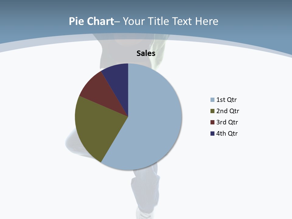 Vertical Flexibility Dancer PowerPoint Template