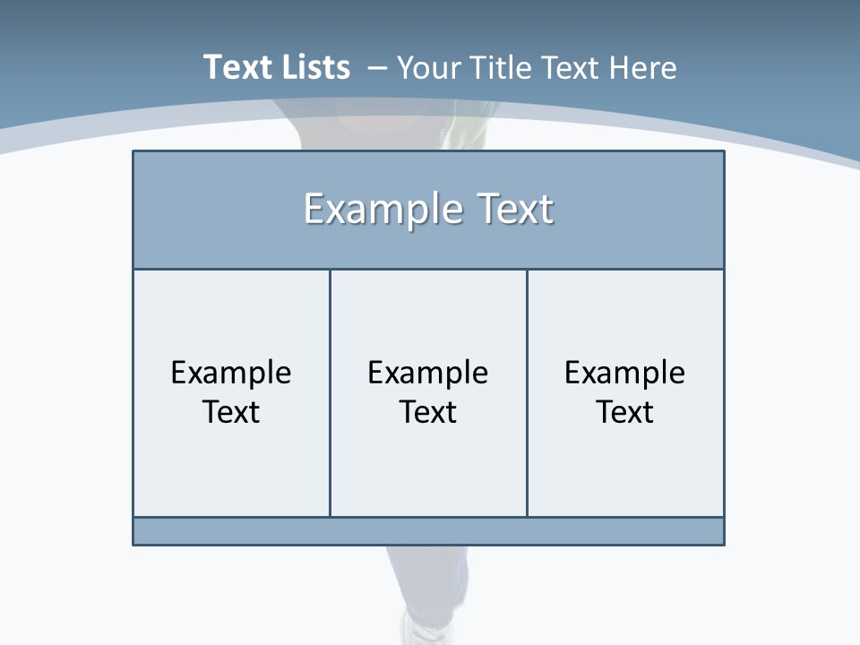 Vertical Flexibility Dancer PowerPoint Template