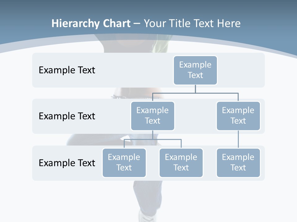 Vertical Flexibility Dancer PowerPoint Template