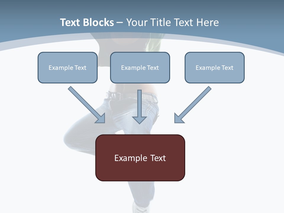 Vertical Flexibility Dancer PowerPoint Template