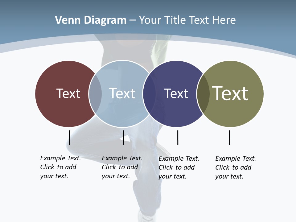 Vertical Flexibility Dancer PowerPoint Template