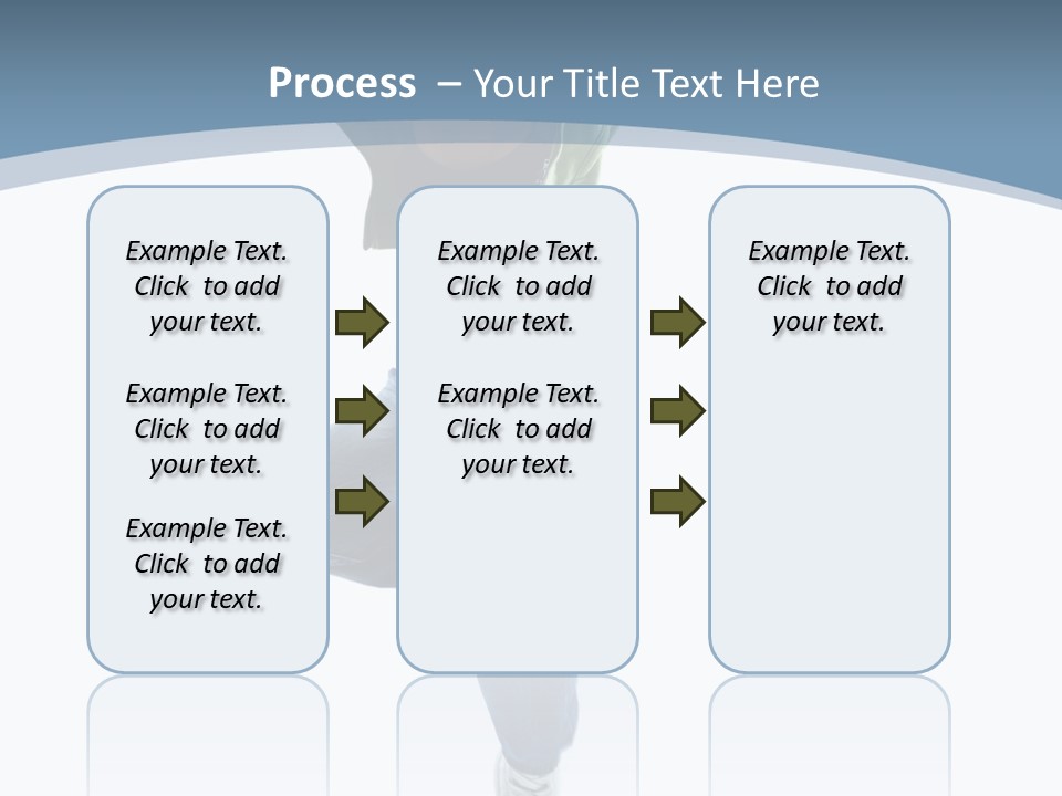 Vertical Flexibility Dancer PowerPoint Template