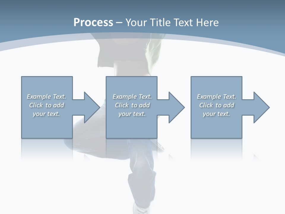 Vertical Flexibility Dancer PowerPoint Template