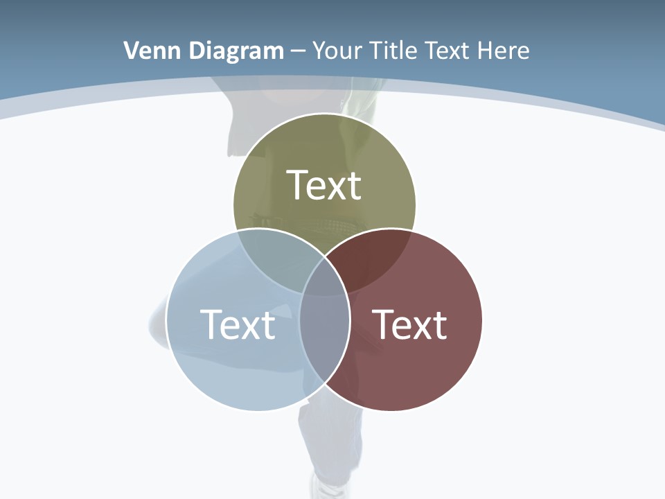 Vertical Flexibility Dancer PowerPoint Template