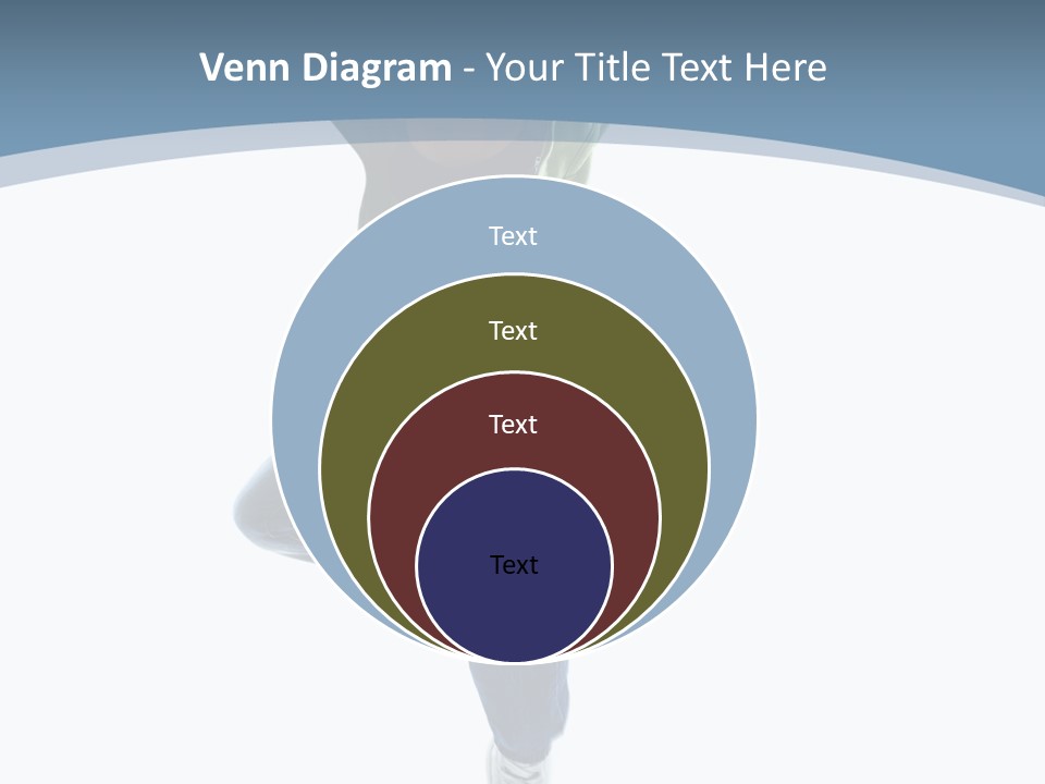 Vertical Flexibility Dancer PowerPoint Template