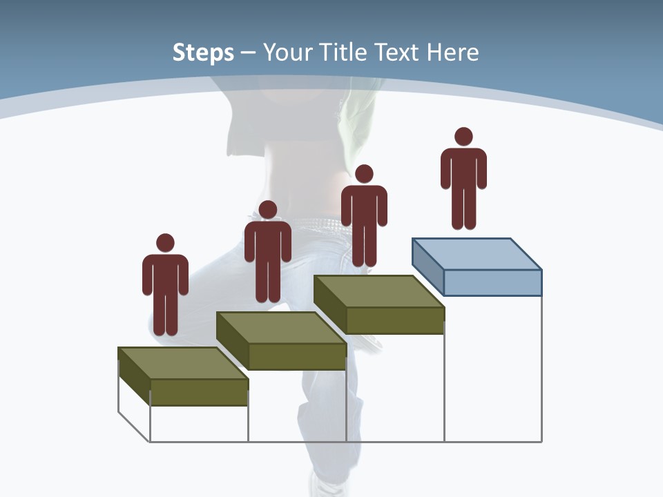 Vertical Flexibility Dancer PowerPoint Template