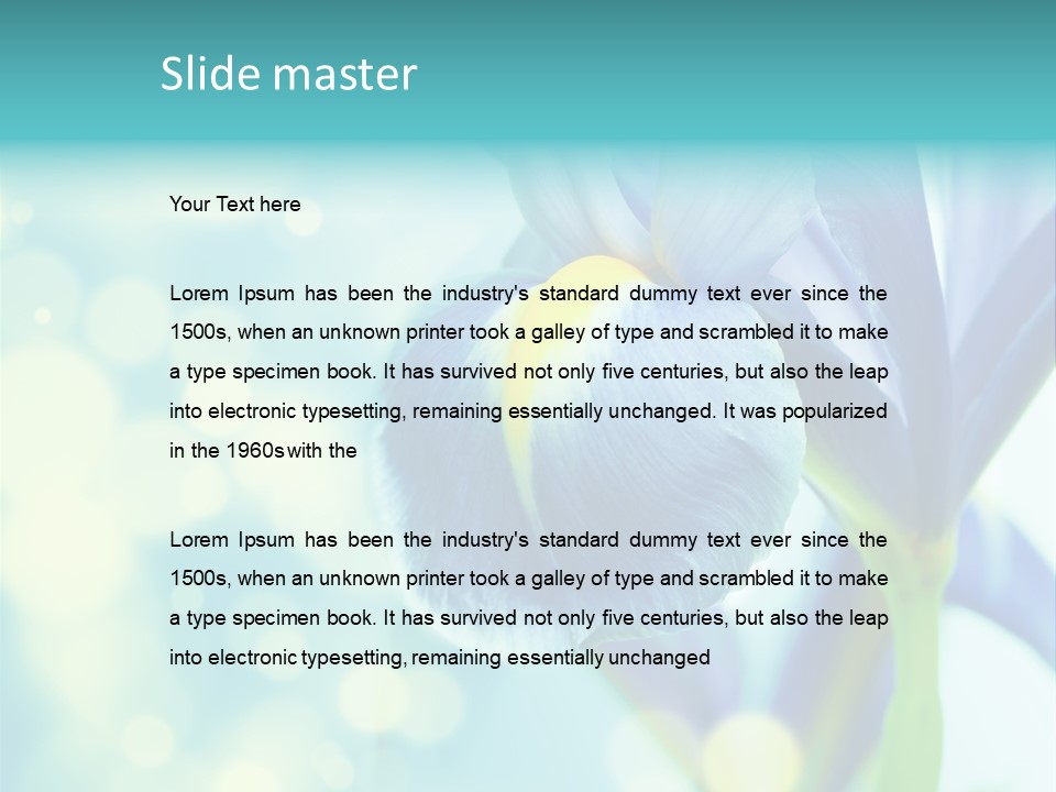 Blossom Bouquet Beauty PowerPoint Template