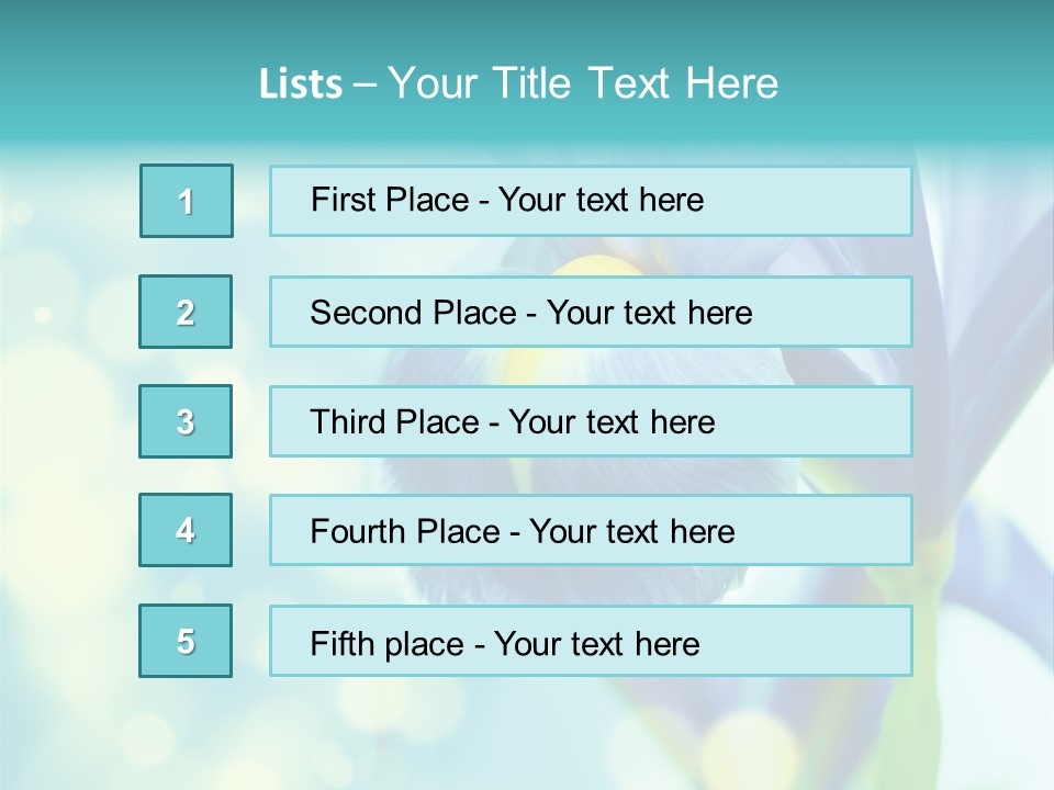 Blossom Bouquet Beauty PowerPoint Template