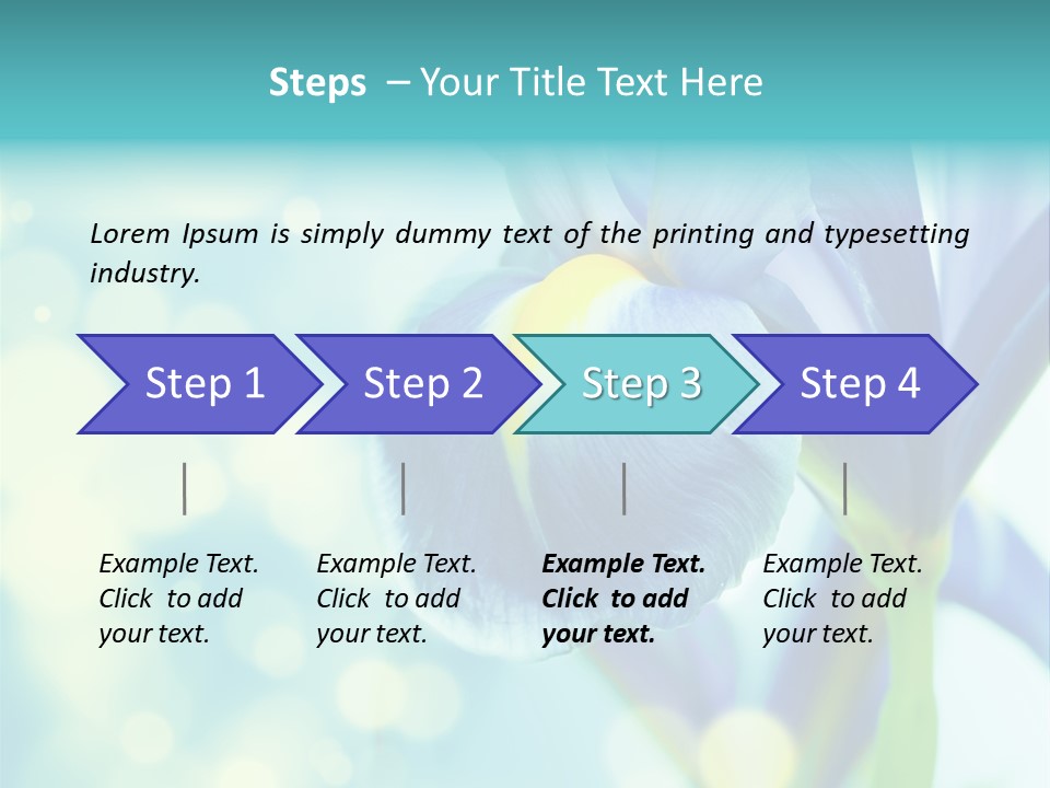 Blossom Bouquet Beauty PowerPoint Template