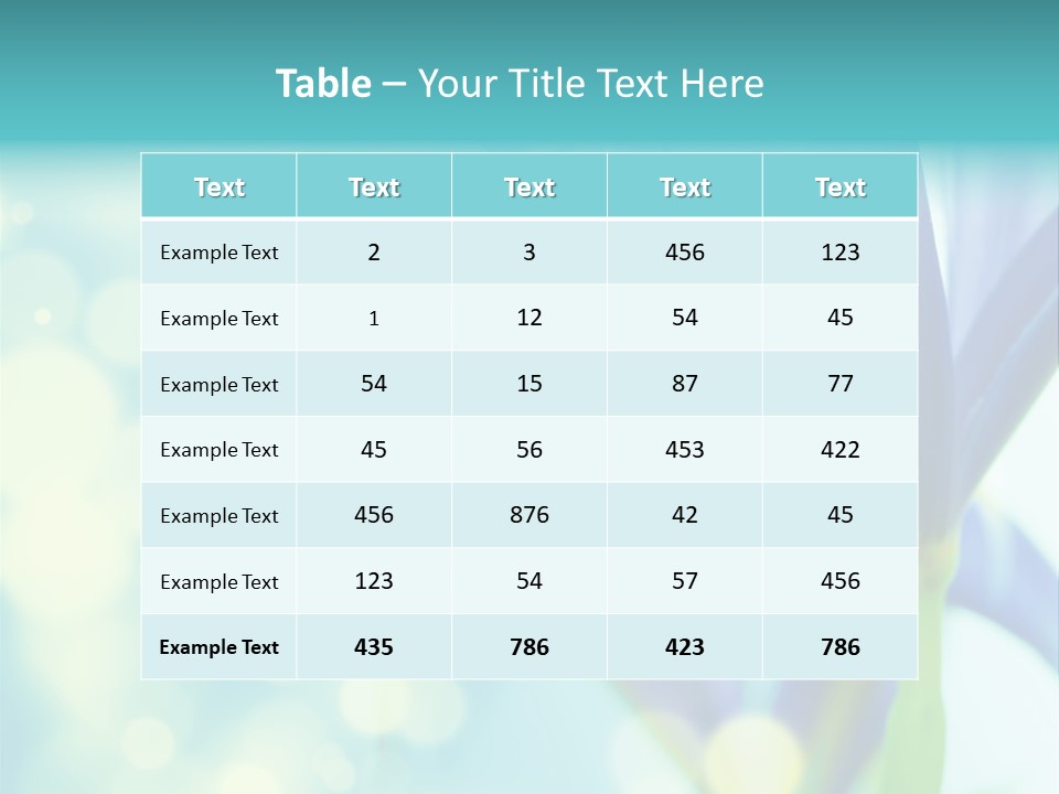 Blossom Bouquet Beauty PowerPoint Template