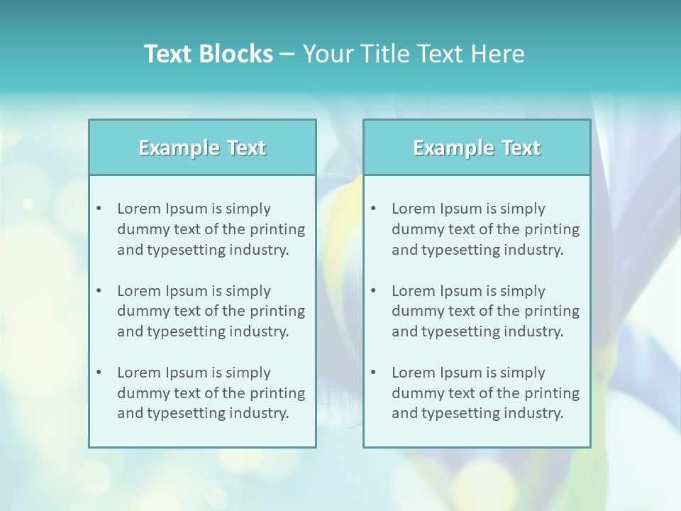 Blossom Bouquet Beauty PowerPoint Template