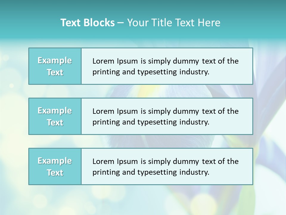 Blossom Bouquet Beauty PowerPoint Template