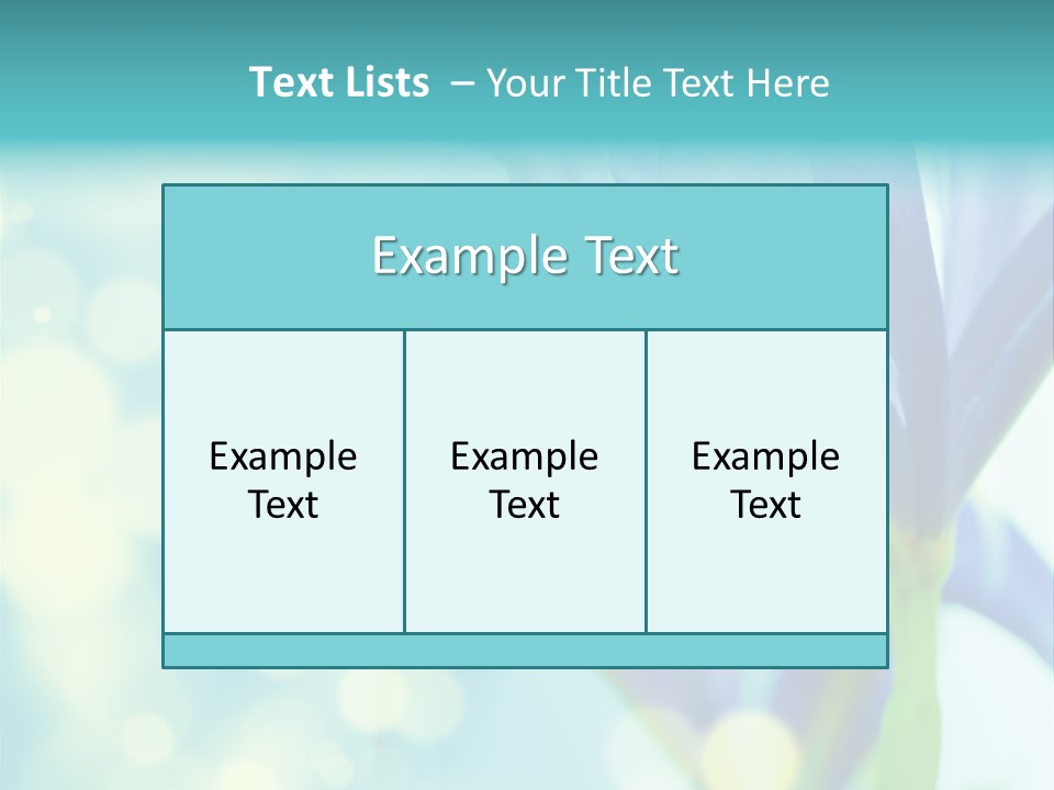 Blossom Bouquet Beauty PowerPoint Template