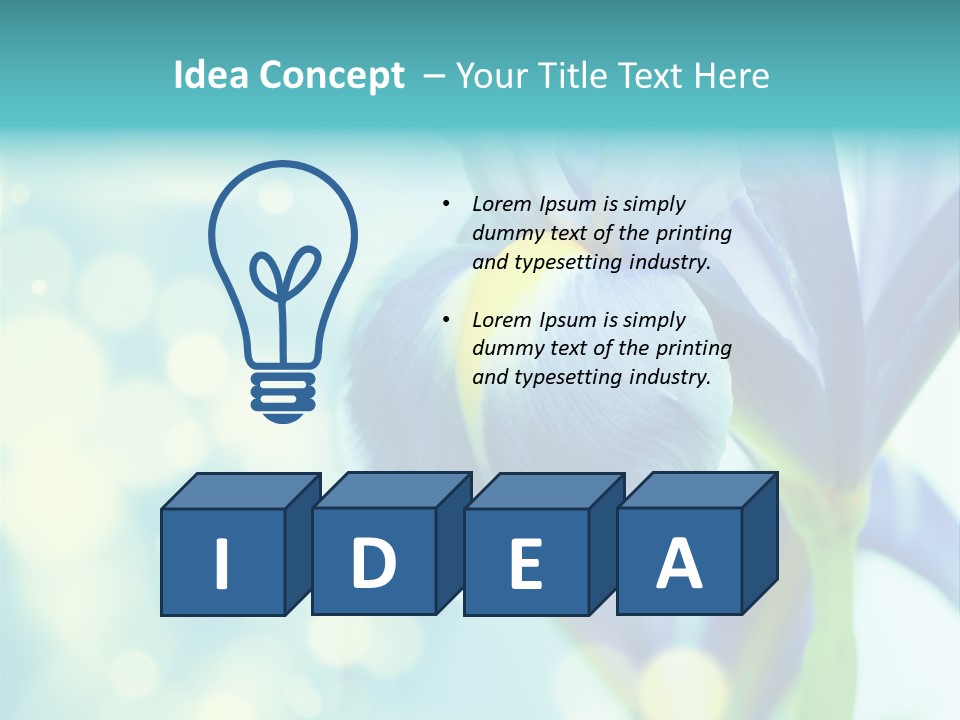 Blossom Bouquet Beauty PowerPoint Template