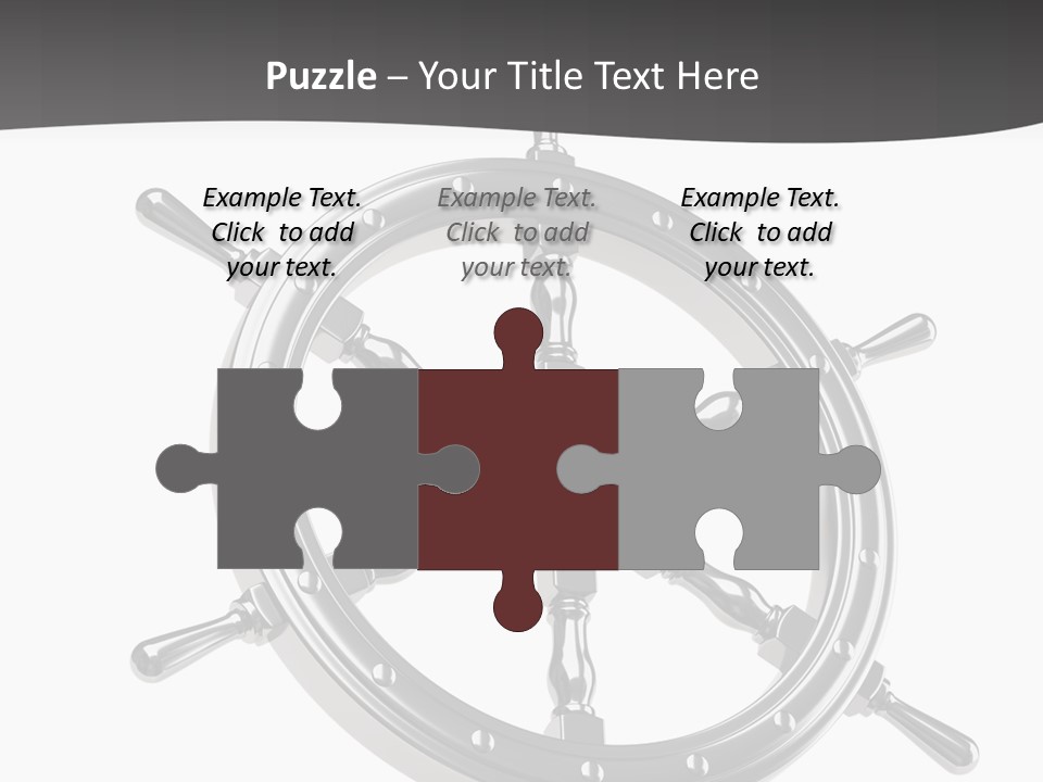 Teer Wheel Captain PowerPoint Template