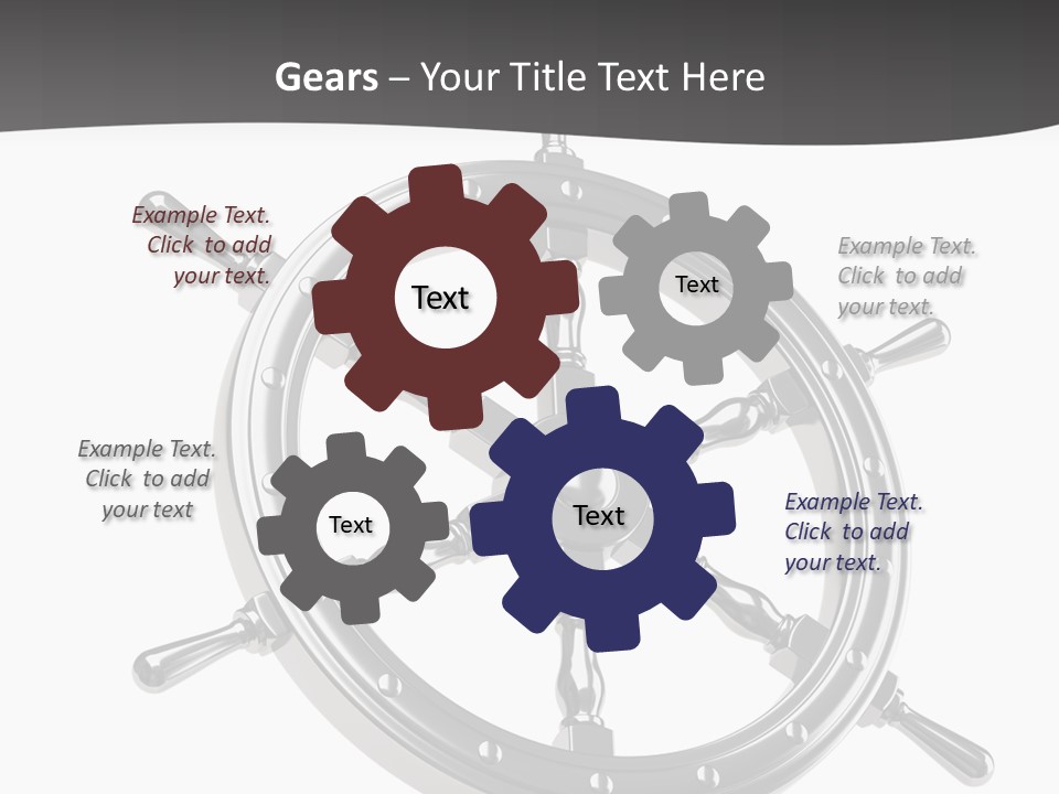 Teer Wheel Captain PowerPoint Template